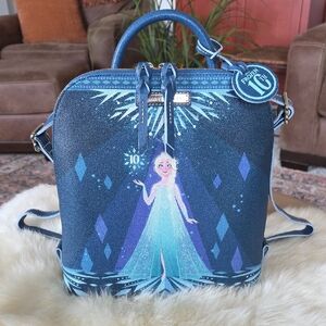 Beautiful NWOT Dooney & Bourke Disney Frozen 10th Anniversary Backpack 💙❄️🧊🩵